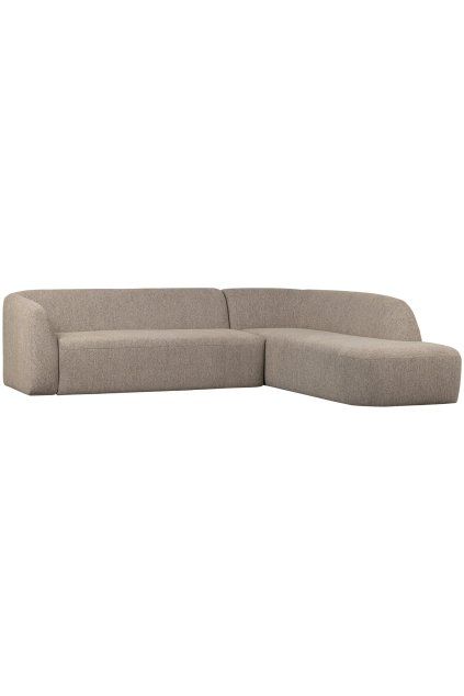 801251 N 02 VS BP Sloping hoekbank rechts naturel melange EA