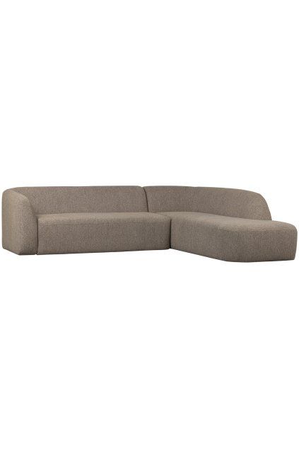 801251 B 02 VS BP Sloping hoekbank rechts lichtbruin melange PS EA