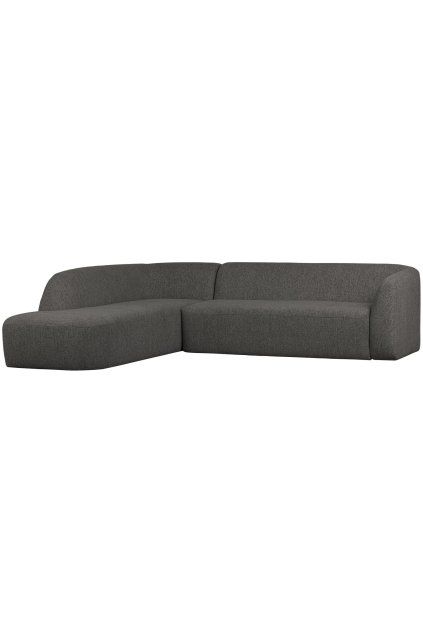 801250 Z 02 VS BP Sloping hoekbank links grijs zwart melange PS EA