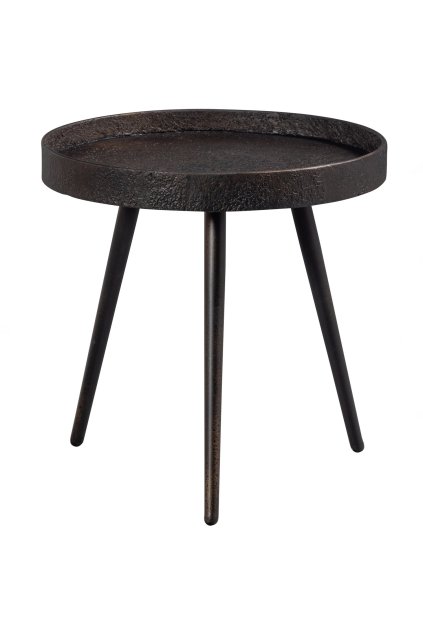 800953 G 01 VS BP Bounds bijzettafel M hout metaal antique goud 41xO41 EA