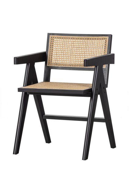 373499 Z 02 VS WE Gunn eetkamerstoel rattan hout zwart EA