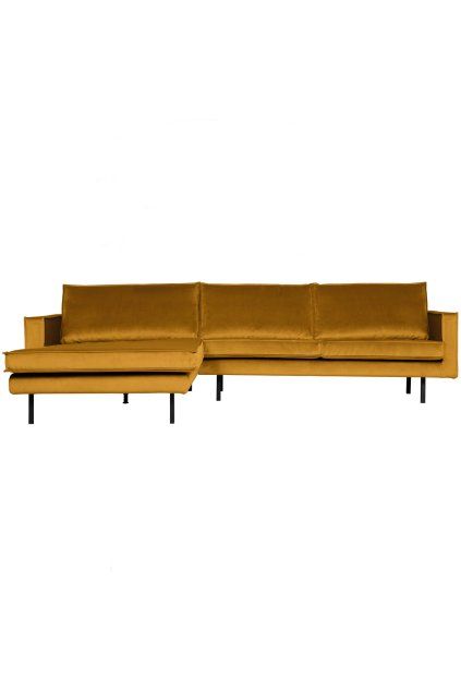 800905 132 01 VS BP Rodeo chaise longue links velvet oker EA