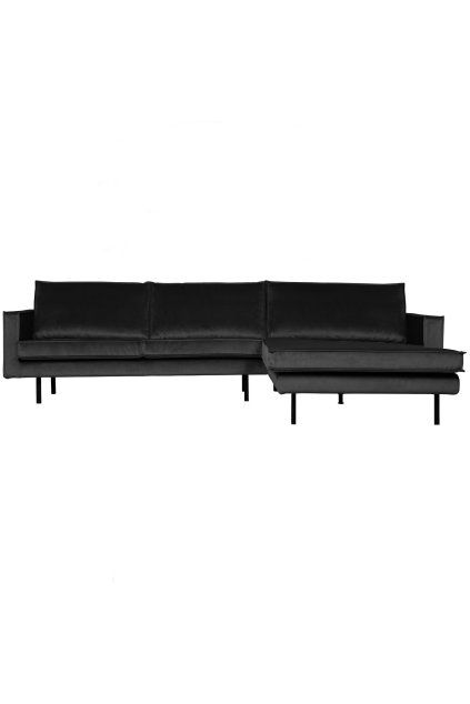 800902 79 01 VS BP Rodeo chaise longue rechts velvet antraciet EA