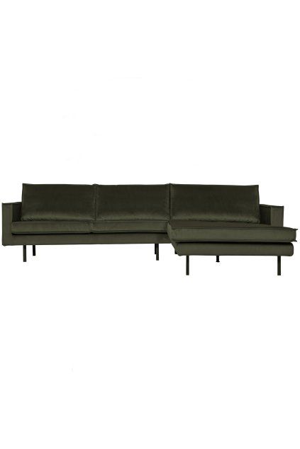 800902 156 01 VS BP Rodeo chaise longue rechts velvet dark green hunter EA