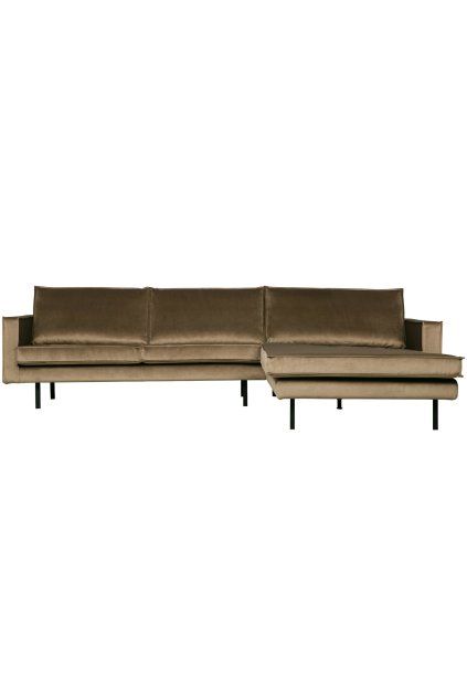 800902 12 01 VS BP Rodeo chaise longue rechts velvet taupe EA
