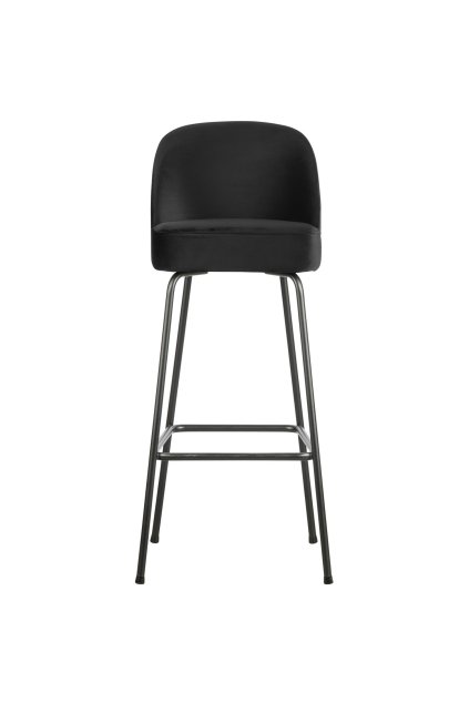 800293 Z 01 BP VS Vogue barstoel 80cm fluweel zwart PS EA