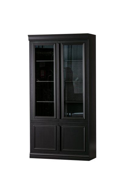 800278 Z 02 VS BP Organize vitrine kast 44 cm grenen zwart EA