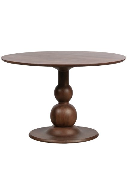 800014 W 01 VS BP Blanco eettafel O120cm mango walnoot EA