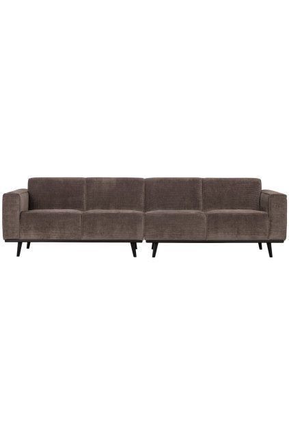 378657 T 01 VS BP Statement 4 zits bank 280 cm platte brede rib taupe PS EA