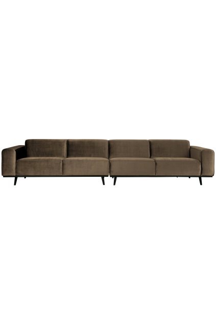 378656 12 01 VS BP Statement xl 4 zits bank 360 cm velvet taupe EA