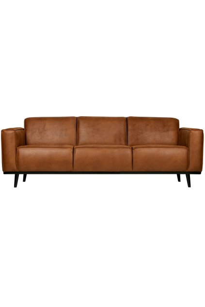 377088 09 01 VS BP Statement 3 zits bank 230cm eco leer cognac PS EA