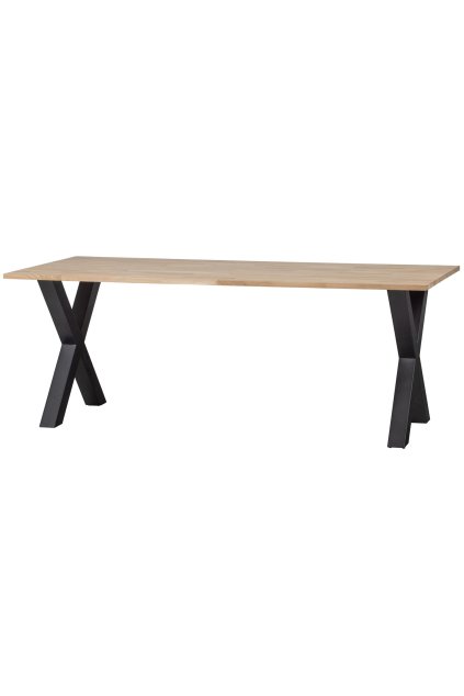 376017 A 02 VS FA Combi Tablo eiken 220x90cm en alkmaar poot SA
