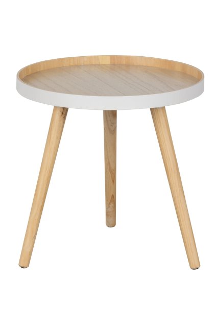 375426 N 01 VS FA Sasha bijzettafel hout O41cm EA
