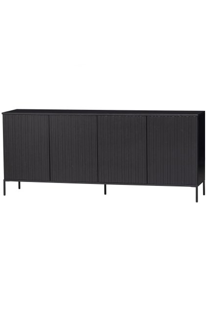 373471 Z 02 VS New Gravure dressoir 200cm grenen zwart EA
