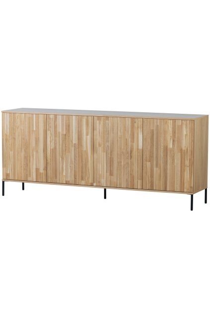 373471 B 02 VS WE New Gravure dressoir 200cm eiken blanke lak EA