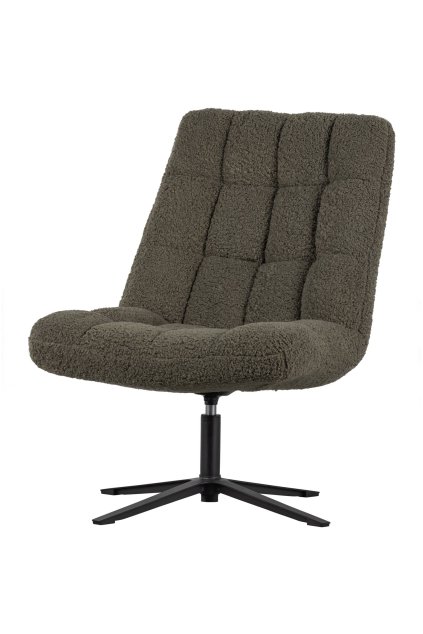373406 G 02 VS FA Job draaifauteuil teddy groen EA