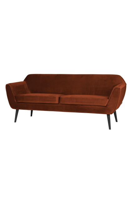 340451 126 02 VS Rocco sofa 187cm velvet roestbruin FA