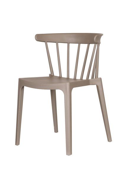 378634 TA 02 VS FA Bliss spijlenstoel kunststof taupe SA