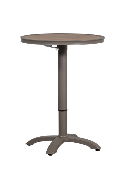 377446 B 02 VS FA Jeppe hoogte verstelbare bartafel tuin aluminium grijs SA