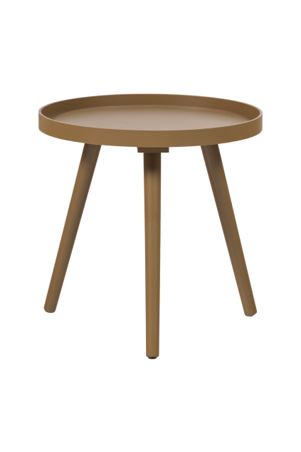375426 H 01 VS ES Sasha bijzettafel O41 cm hout honinggeel fsc FA