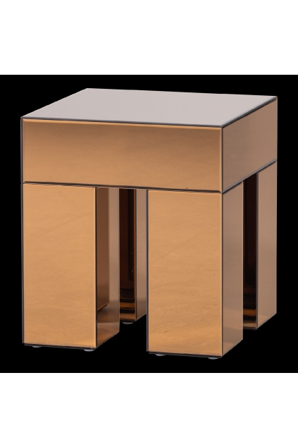 377776 B 01 VS WP Mirrox bijzettafel hout spiegelglas bruin fsc FA