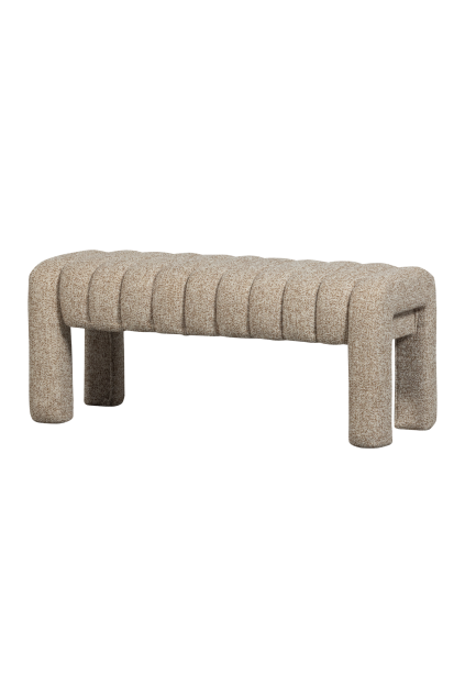 377758 B 01 VS WP Frex gestoffeerd bankje boucle bruin fsc FA