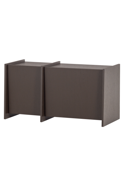 377892 MI 04 VS Brock tv meubel 102cm essen fineer middenbruin FA