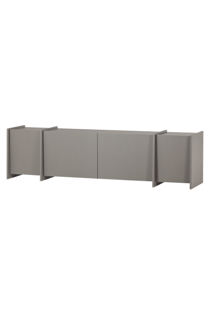 377891 WG 04 VS Brock tv meubel 200cm essen fineer warmgrijs FA