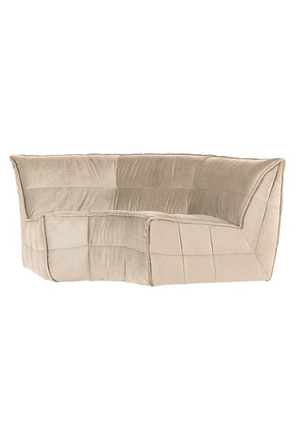 400559 ZB 02 VS VT Cluster hoekelement velvet zacht beige F2