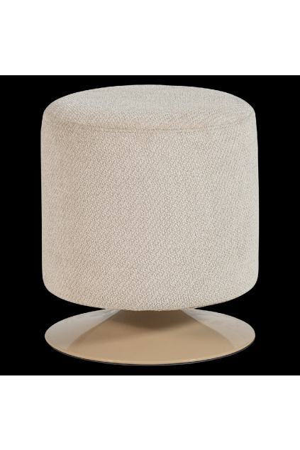 377830 E 01 VS ES Islen poef met draaivoet boucle beige F1