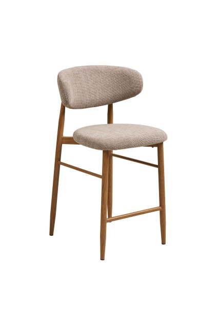 Levanto Counter Chair - stolička za pultom, piesková, drevené nohy, dub HN1302