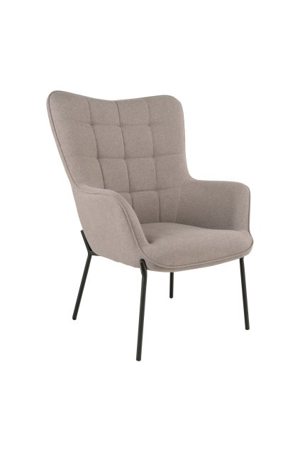 Glasgow Chair - Stolička, kameň, čierne nohy HN1231