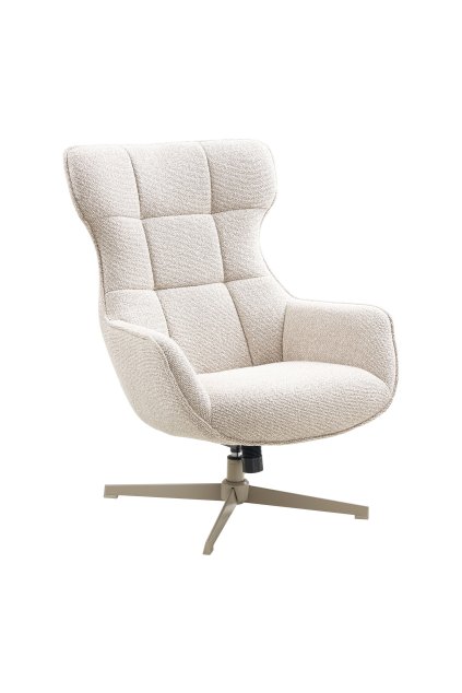 Lounge kreslo Turin s funkciou otáčania - Lounge kreslo, otočné , prírodné HN1066