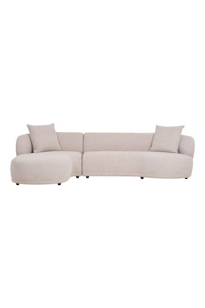 Kingston Lounge Sofa - Lounge Sofa s 2 vankúšmi, ľavá strana, prírodná HN1295
