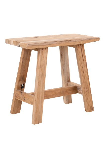 Barcelona Bench - lavica, teak, prírodná 50x25x45 cm
