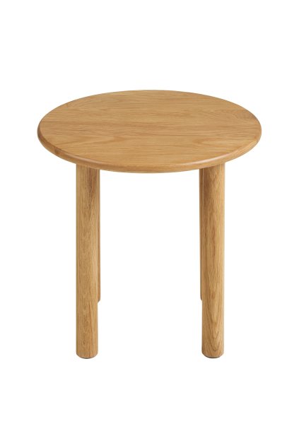 Jena Side Table - Bočný stolík, dub, prírodný ø40X40cm