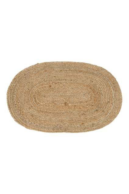 Bombay Doormat - Rohožka z pletenej juty, prírodná, oválna, 50x80 cm