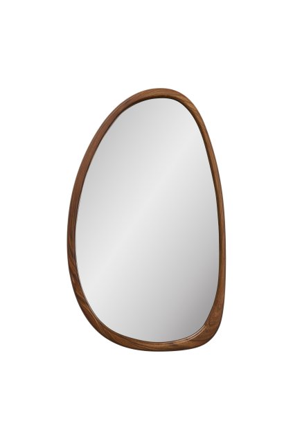 Luxon Mirror - Zrkadlo, organický tvar, vzhľad dreva 38,5x64,5 cm
