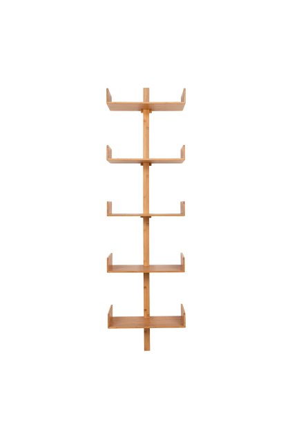 Villa Shelf - Nástenná polica, bambus, prírodná 50x180 cm