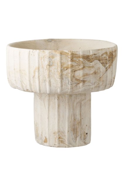 Váza - Váza, cement, hnedá/béžová ø20,5x18,5 cm