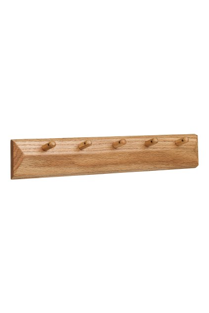 Barco Vešiak na kabáty s 5 háčikmi - Vešiak na kabáty s 5 háčikmi, dub 50x8,5 cm