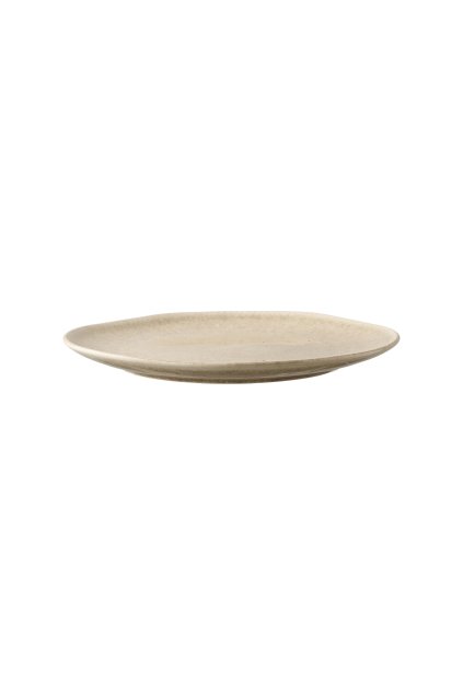 Viola Lunch Plate - Obedový tanier, keramika, béžová ø21 cm, sada 4 ks
