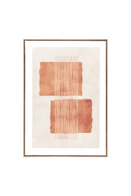 Mina Canvas Print - Tlač na plátno, plátno, béžová/hnedá, č. 2 50x70 cm
