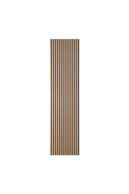 Akustický panel - Akustický panel, drevená dyha, prírodný, dubový vzhľad 2400x600x22 mm