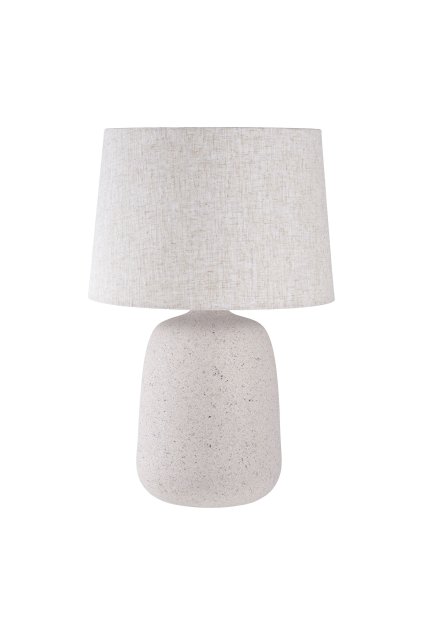 Stolová lampa Croft - Stolová lampa, keramika, piesková štruktúra