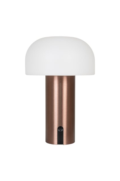 Soham LED lampa - lampa, dobíjacia, biela/medená
