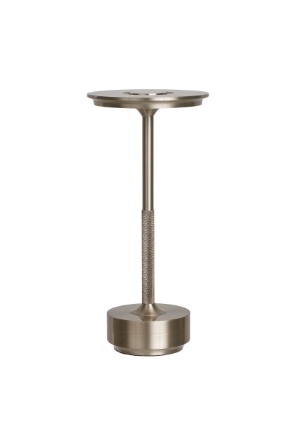 Lyneham Table Lamp - Stolná lampa, dobíjacia, kov, strieborná