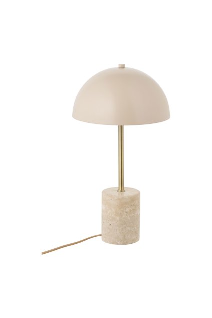 Stolová lampa Sheffield - Stolová lampa, mramor/kov, béžová