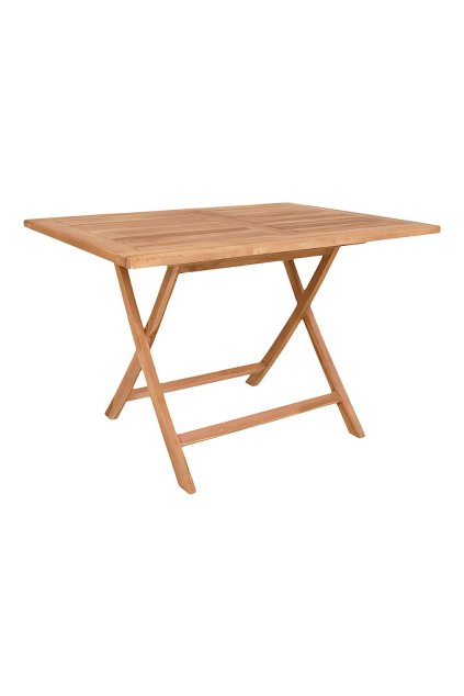Jedálenský stôl Oviedo - jedálenský stôl, teak, prírodný 120x80x75 cm