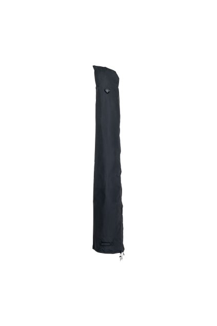 Ochranný kryt na slnečník na trhu, 210 g/m2, polyester 600D s PU poťahom, vodoodpudivý, čierny